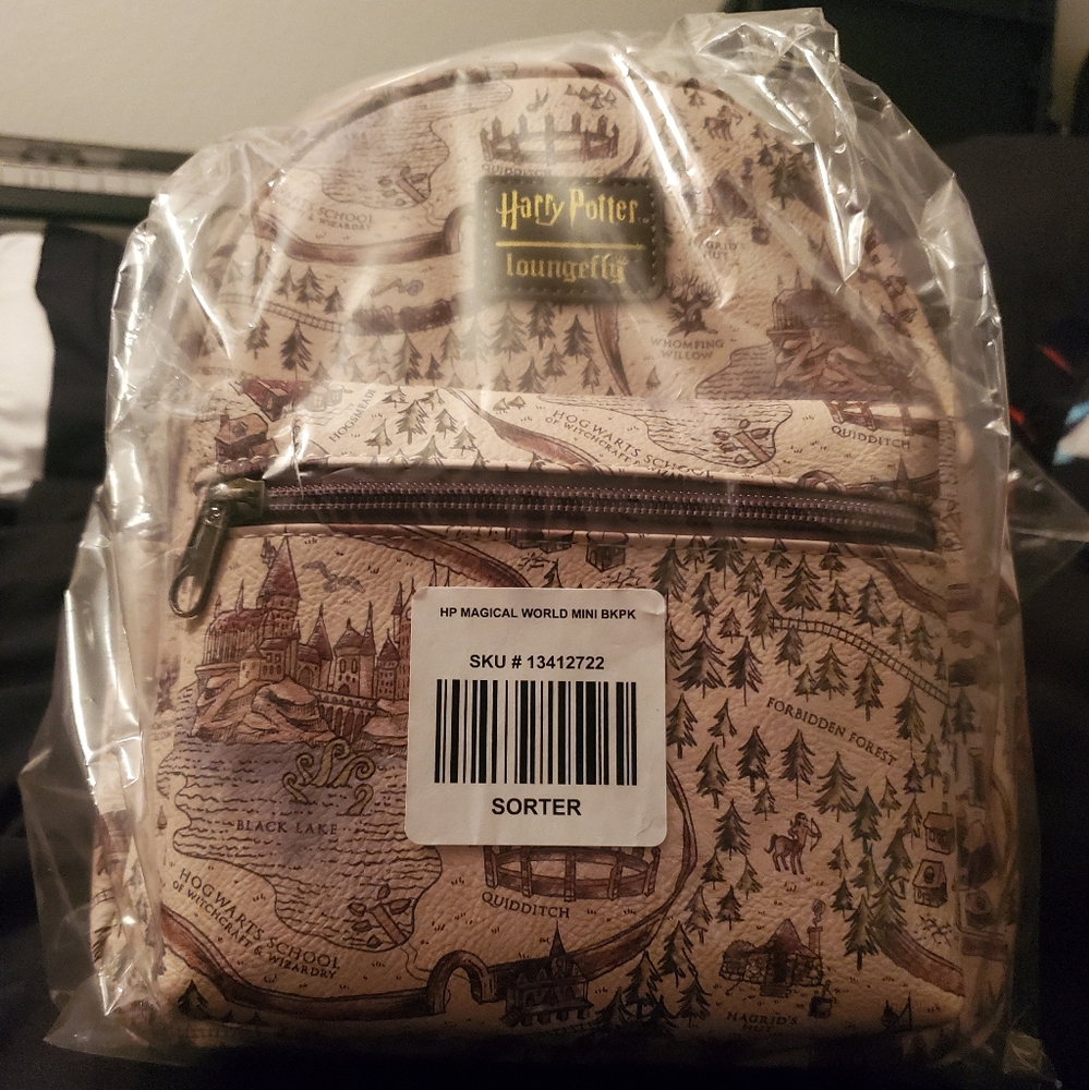 Loungefly Harry Potter School Ground Mini Backpack NWT
